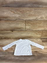 Gradual UPF 50 Long Sleeve Rash Guard Shirt White sz 12-18m