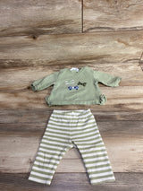 Mayoral 2pc Bow Sweatshirt & Bottoms Sage sz 1-2m