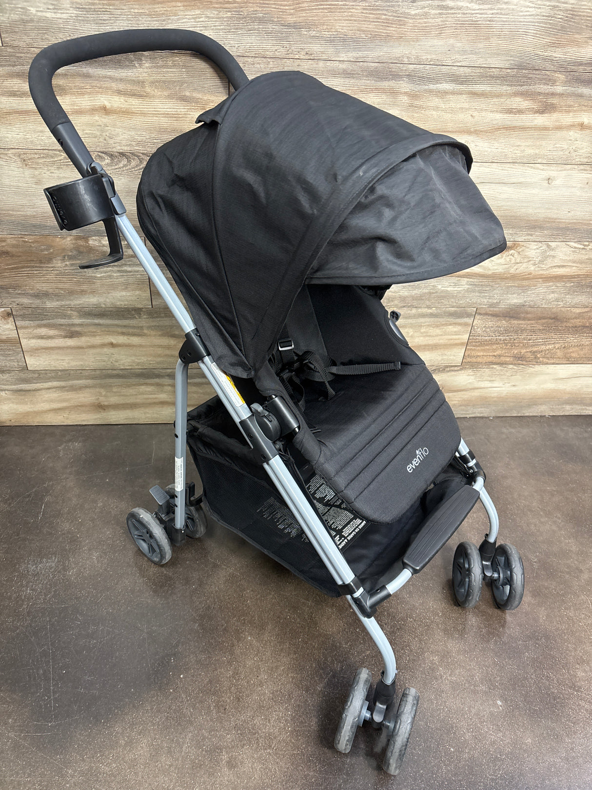 Evenflo Reversi Reversible Lightweight Stroller in Altair Black