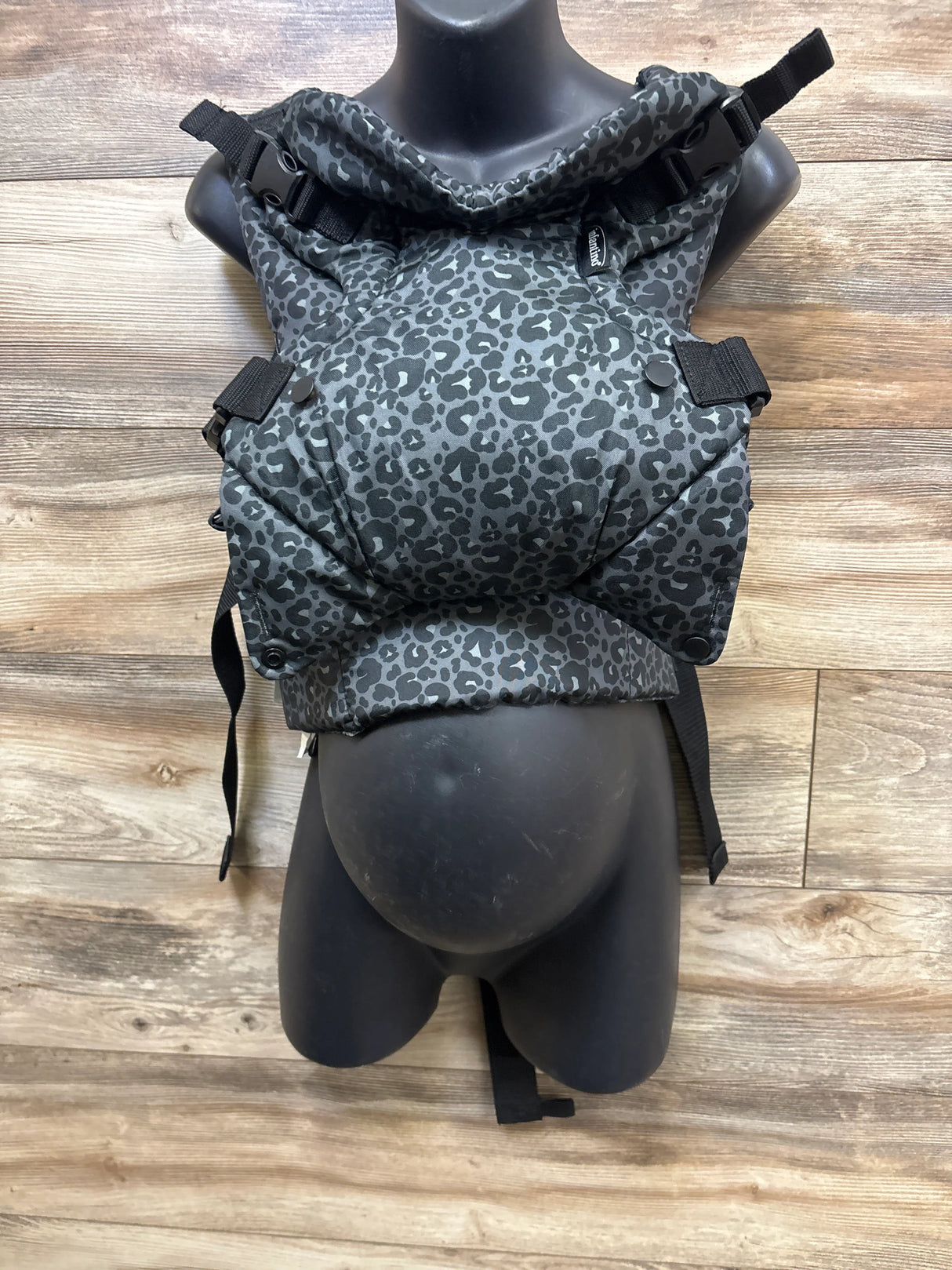 Infantino Flip 4-In-1 Convertible Baby Carrier - Grey Leopard 8-32lbs