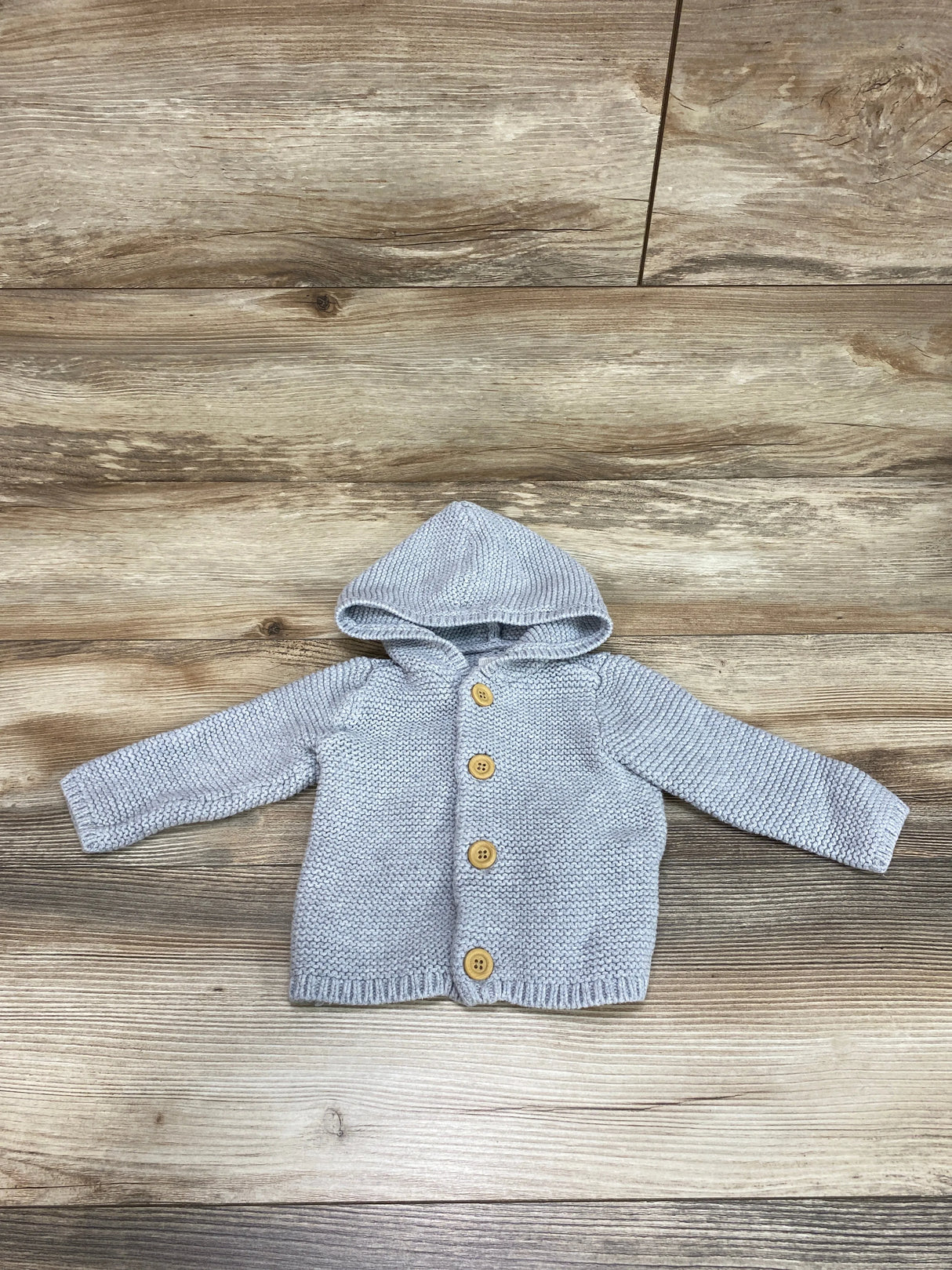 Little Planet Hooded Cardigan Grey sz 9m