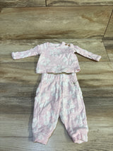 Huggies 2pc Long Sleeve Shirt & Pants Set Pink sz Newborn