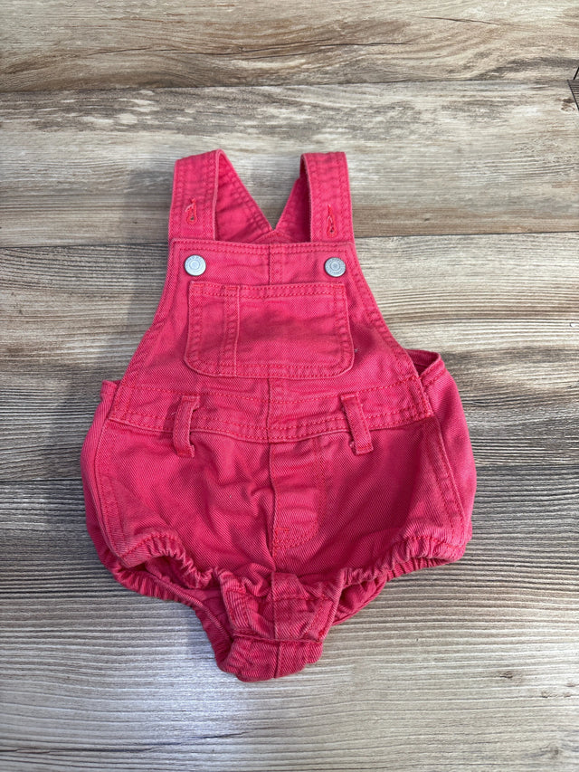 Old Navy Jean Shortall Romper Pink sz 6-12m - Me n Mommy To Be