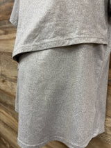 Ekouaer Nursing Shirt Grey sz Medium