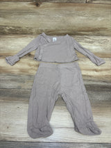 Modern Moments 2pc Viscose Shirt & Pants Set Tan sz 0-3m