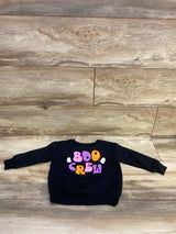 Jumping Beans Boo Crew Pullover Sweatshirt Black sz 18m