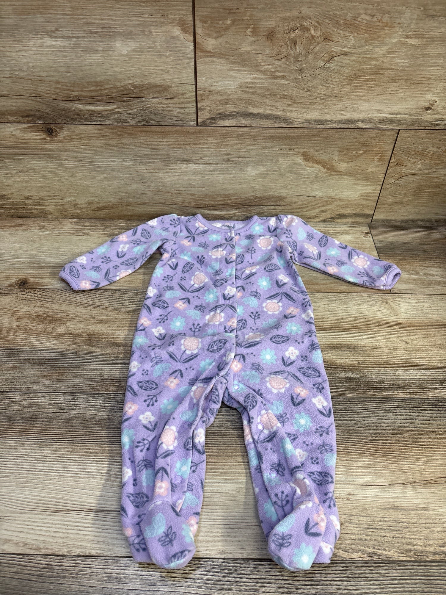 Simple Joys Blanket Sleeper Purple sz 6-9m