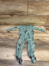 Posh P. Bamboo Wallace Knights Footie Sleeper Green sz 6-9m
