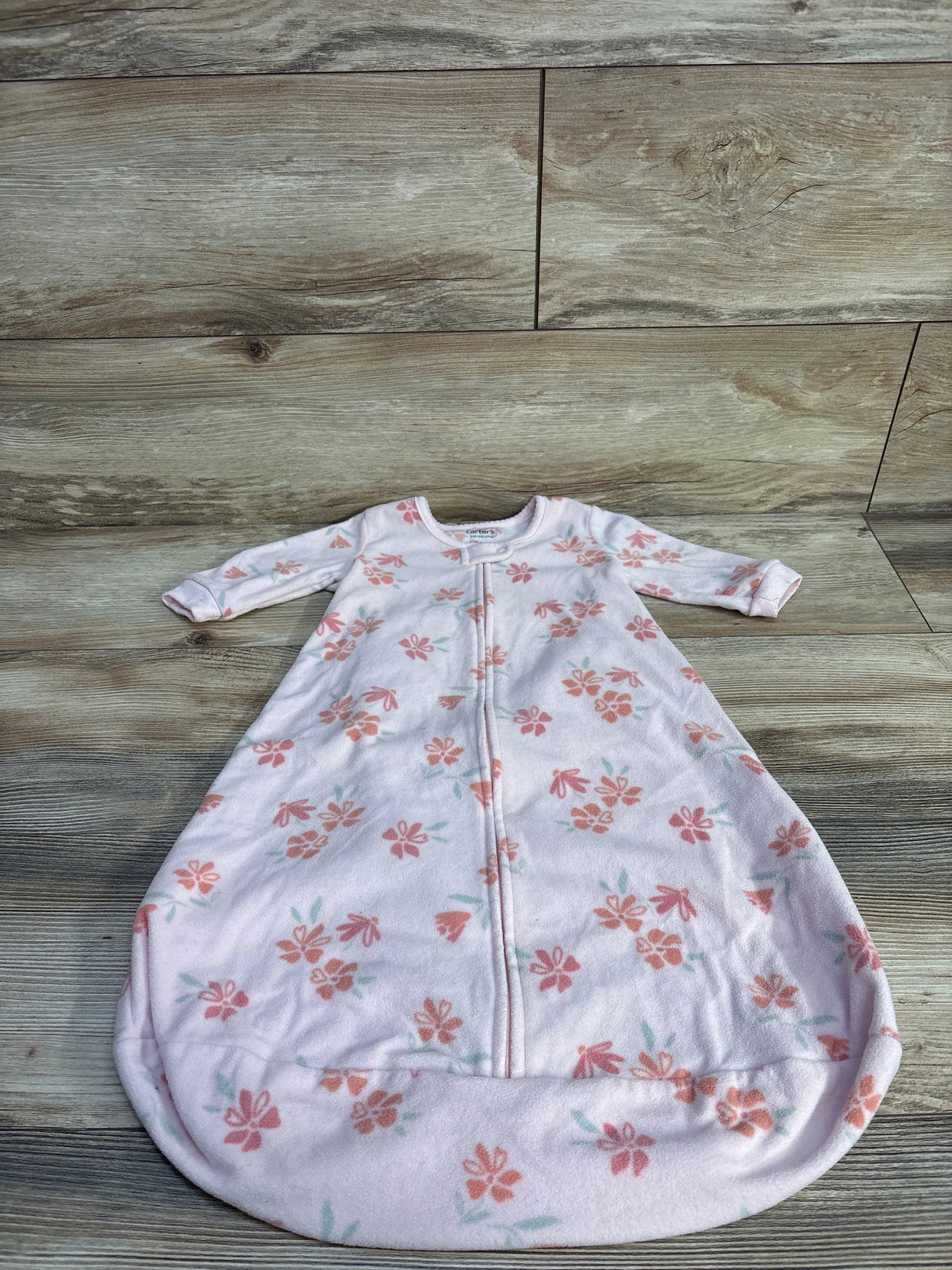 Just One You Floral Fleece Sleeper Bag Pink 3-6m