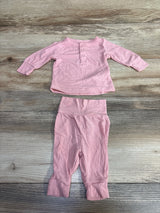 Carter's Purely Soft 2pc Ribbed Shirt & Bottoms Set Pink sz Newborn