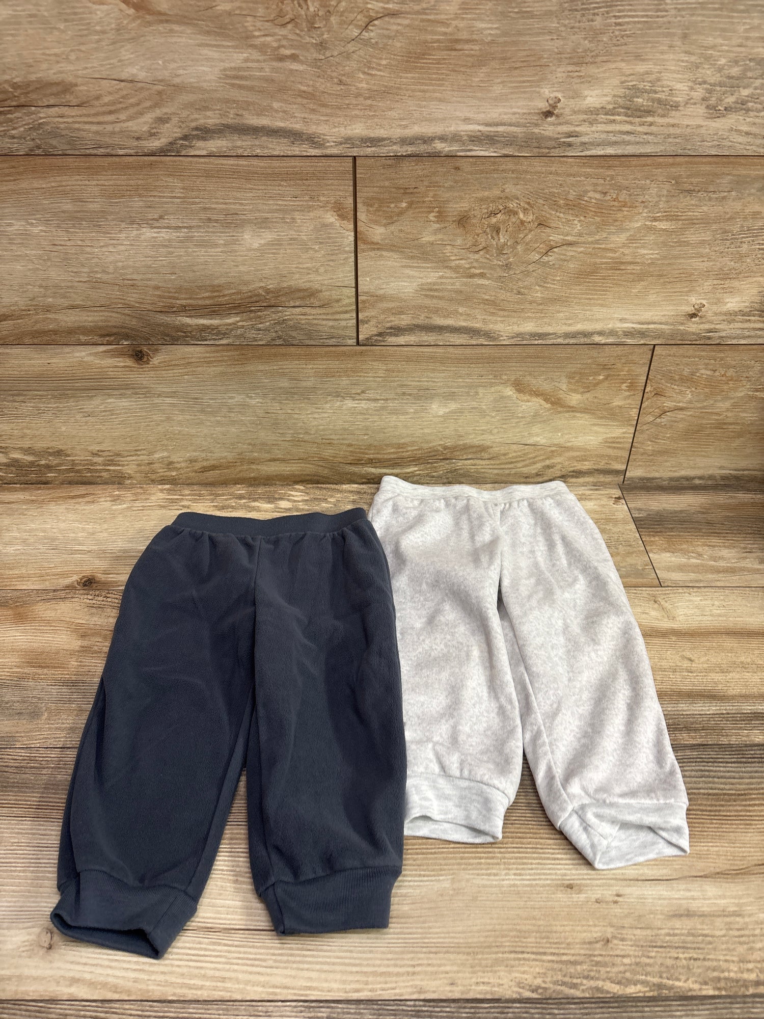 Simple Joys 2pk Fleece Joggers Grey sz 24m
