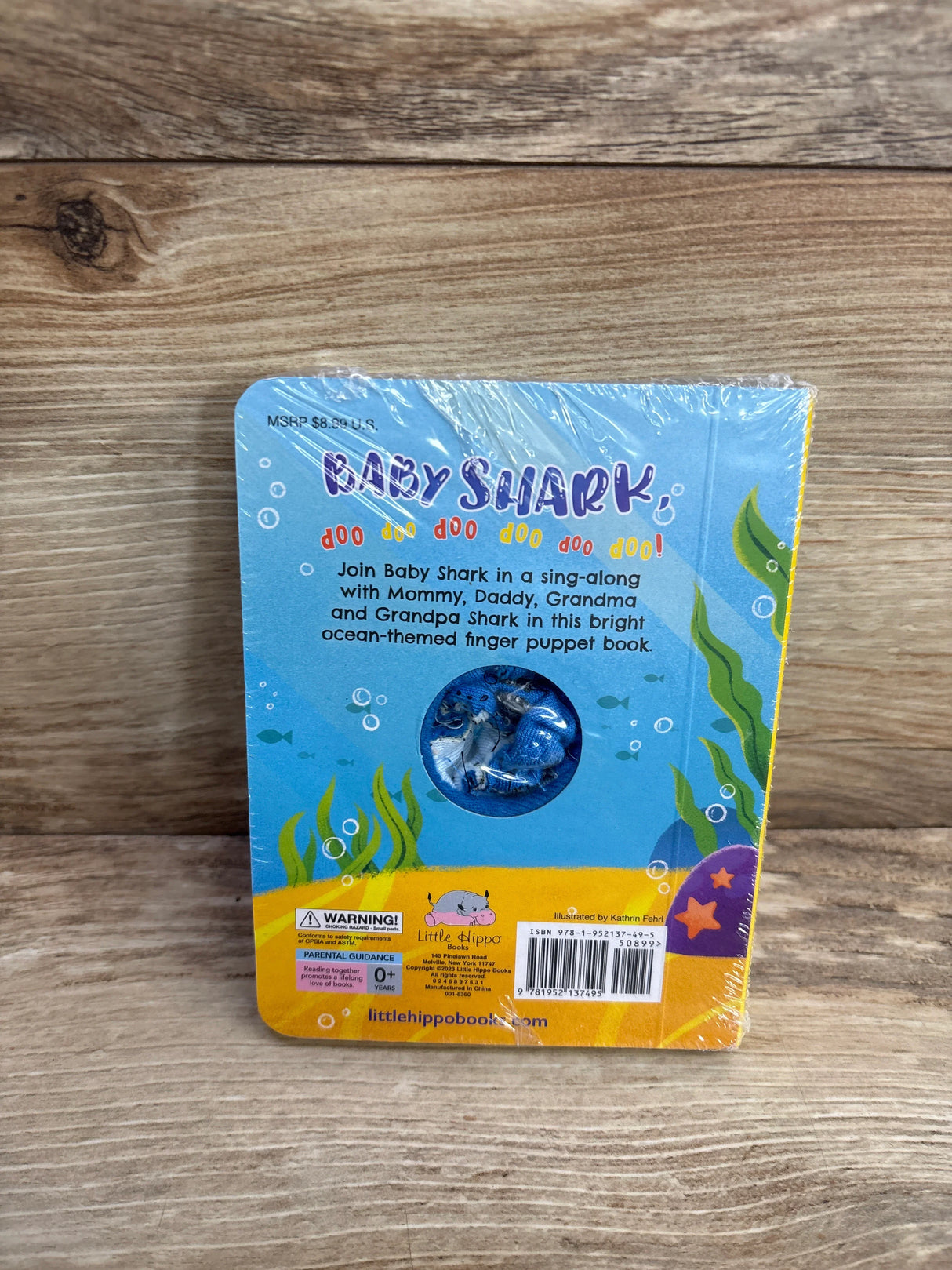 NEW Baby Shark - Finger Puppet Board Book