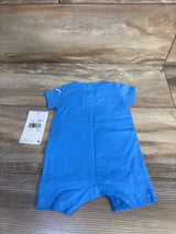 NEW Nike Soccer Ball Shortie Romper Blue sz Newborn