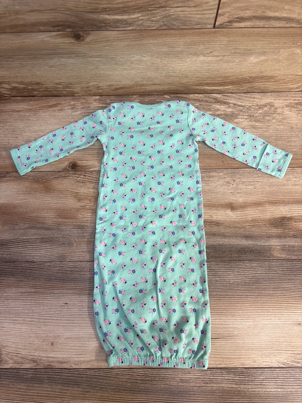 Simple Joys Floral Gown Mint sz 0-3m - Me n Mommy To Be
