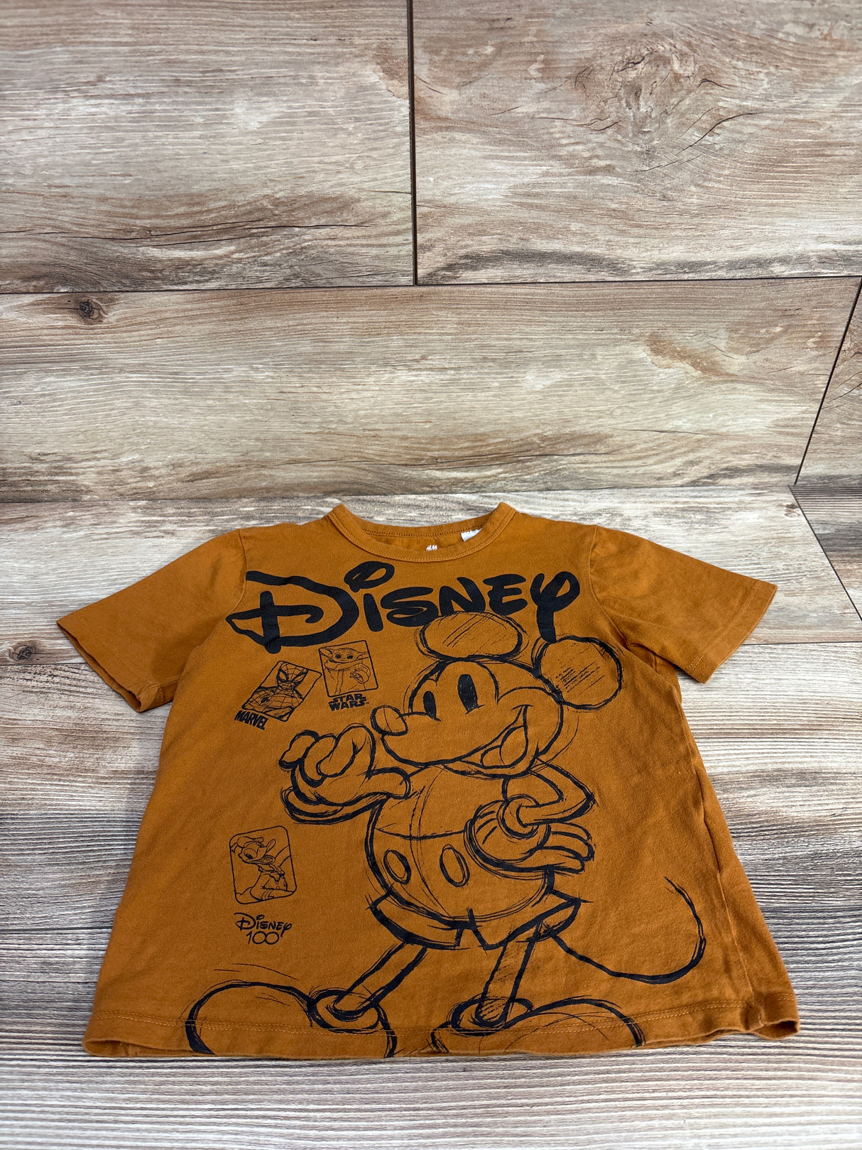 H&M x Disney Shirt Bronze sz 5-6