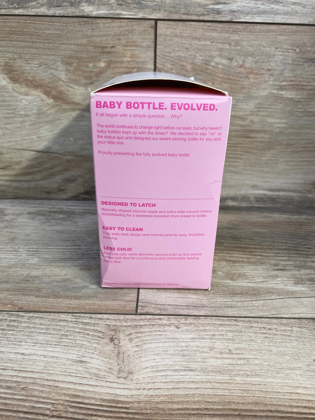 NEW Comotomo Silicone Bottle Pink 5oz, 2pk