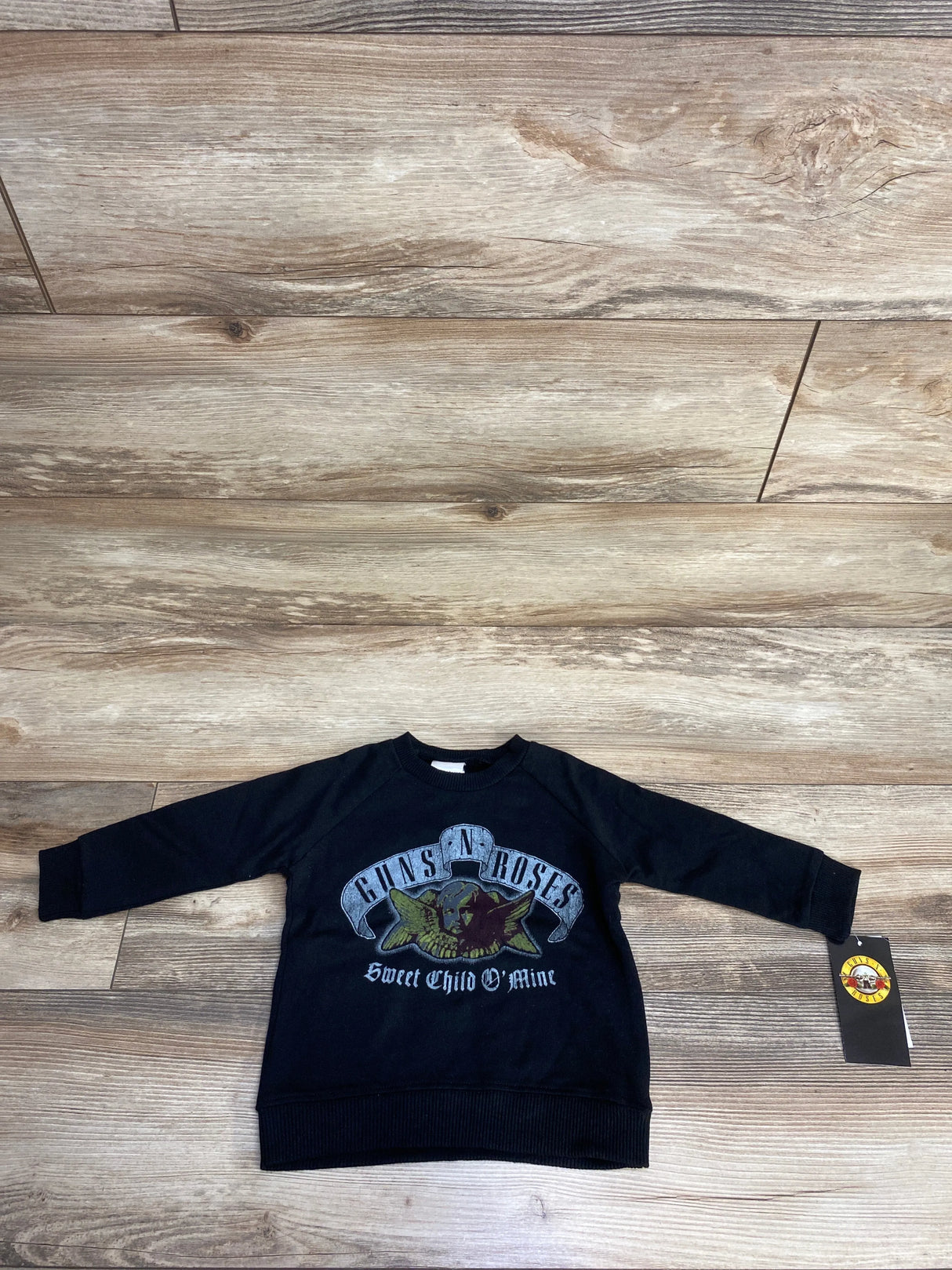 NEW Guns 'N' Roses Pull Over Shirt Black sz 12m