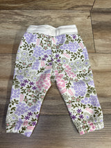 NEW Okie Dokie Floral Fleece Joggers sz 3m
