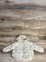 Baby Gap Recycled Lightweight Puffer Jacket Cream sz 12-18m - Me n Mommy To Be