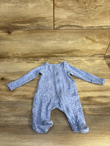 Just One You Floral Sleeper Blue sz Newborn