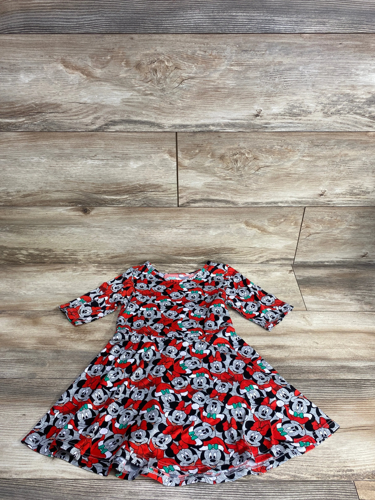 Disney Minnie Mouse Skater Dress Grey sz 4-5T