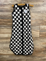 NEW Dreamland Baby Checkered Weighted Sleep Sack Black sz 6-12m