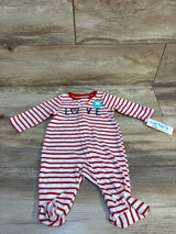 NEW Carter's Striped Love Sleeper White sz 0-3m