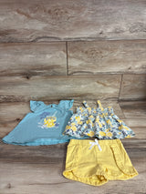 Isaac Mizrahi 3pc Lemon Print Set Blue sz 12m