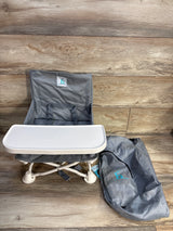 Hiccapop OmniBoost Folding Booster Chair in Gray