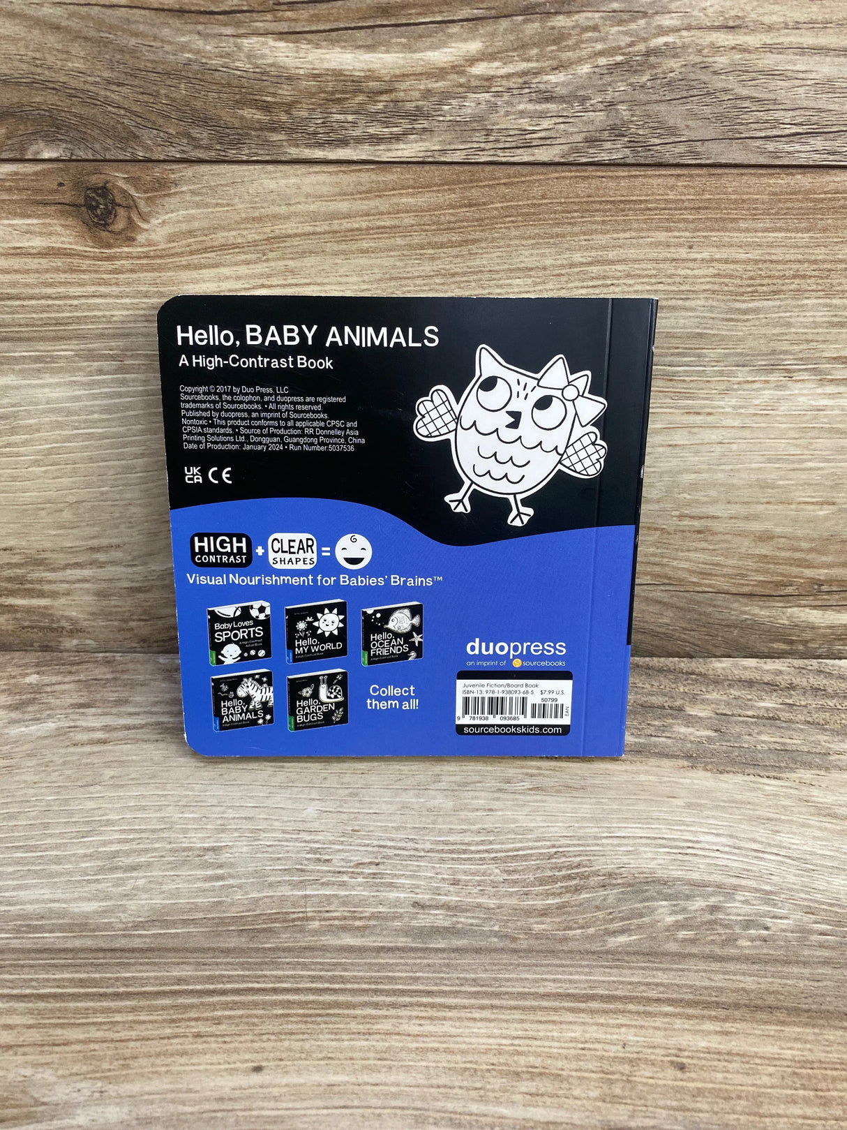 Hello, Baby Animals High-Contrast Board Book
