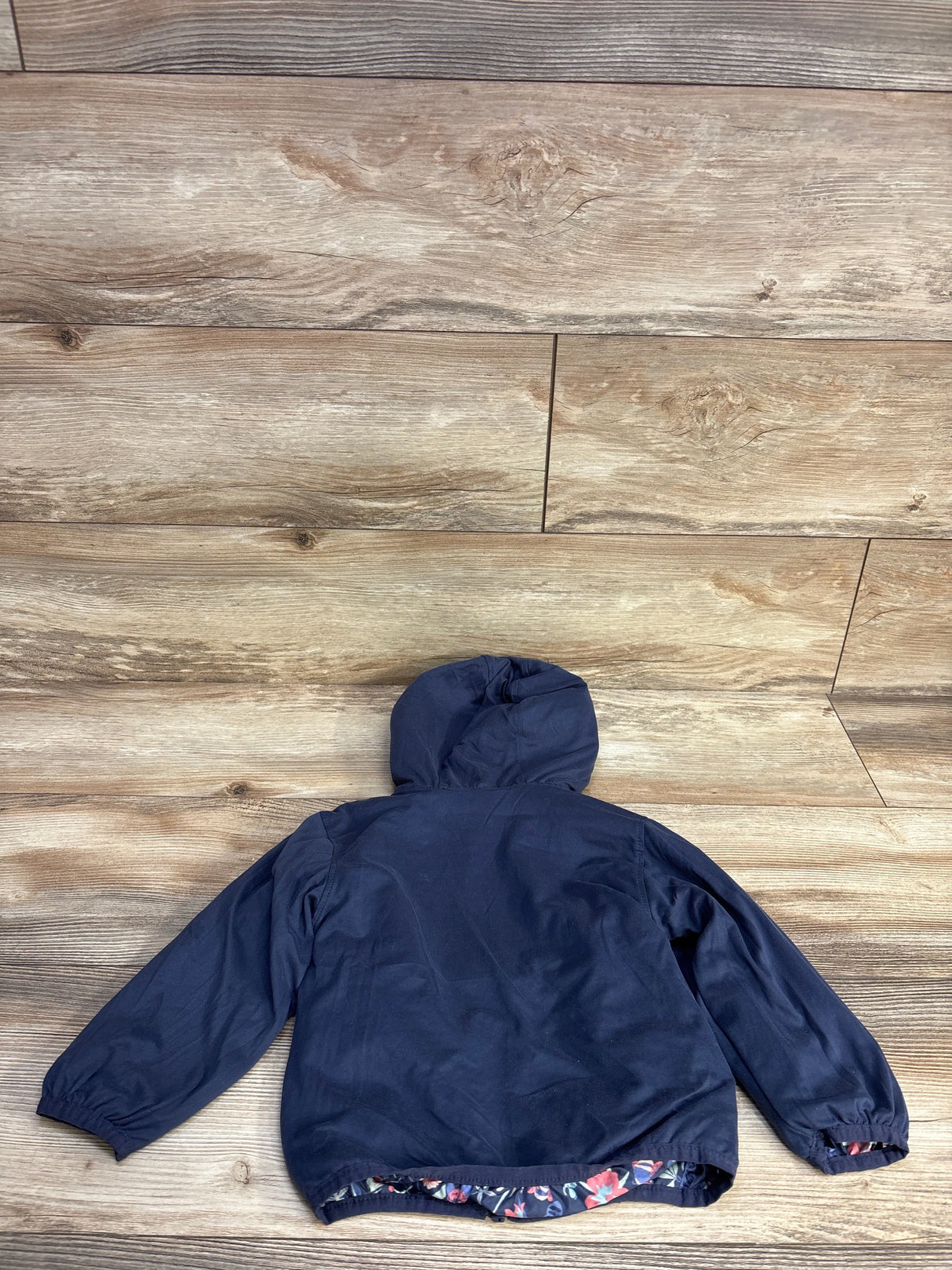 Columbia Reversible Floral Windbreaker Navy sz 3T