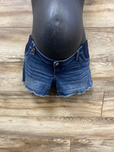 Gap Maternity Inset Panel Denim Shorts Blue sz 25/XS