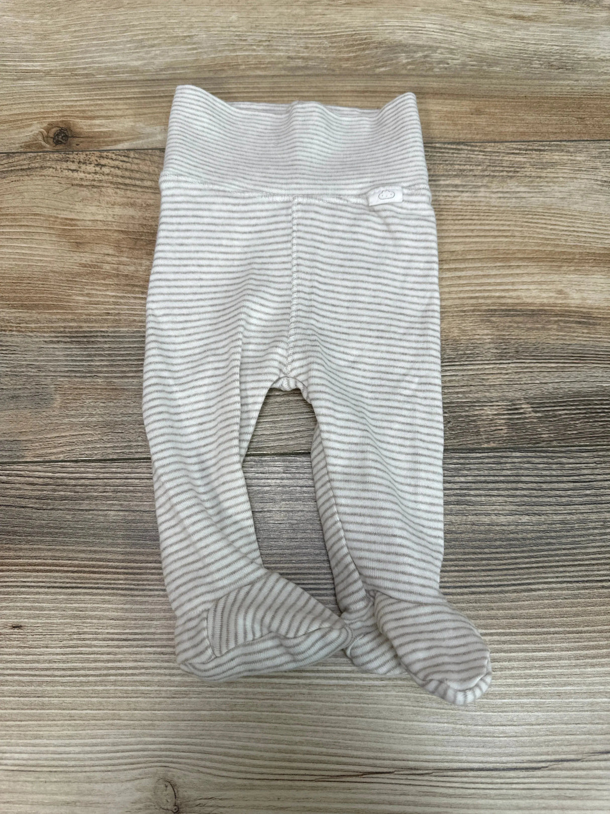 H&M Striped Footed Pants White sz Preemie