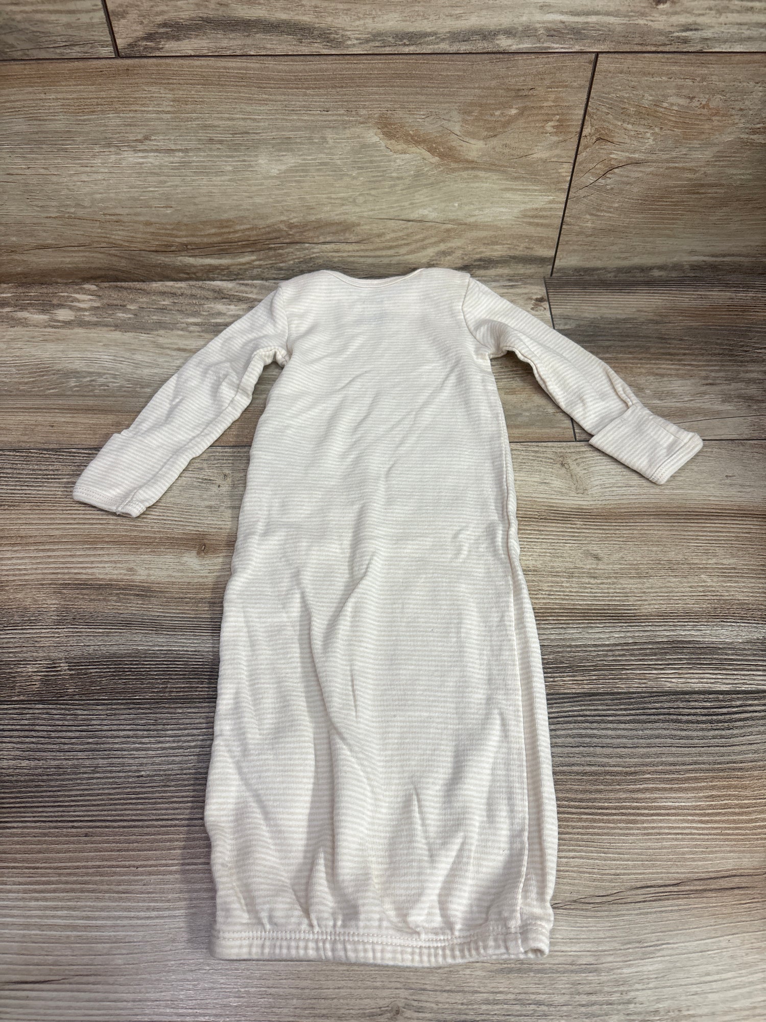 Carter's Striped Sleep Gown Beige sz Newborn