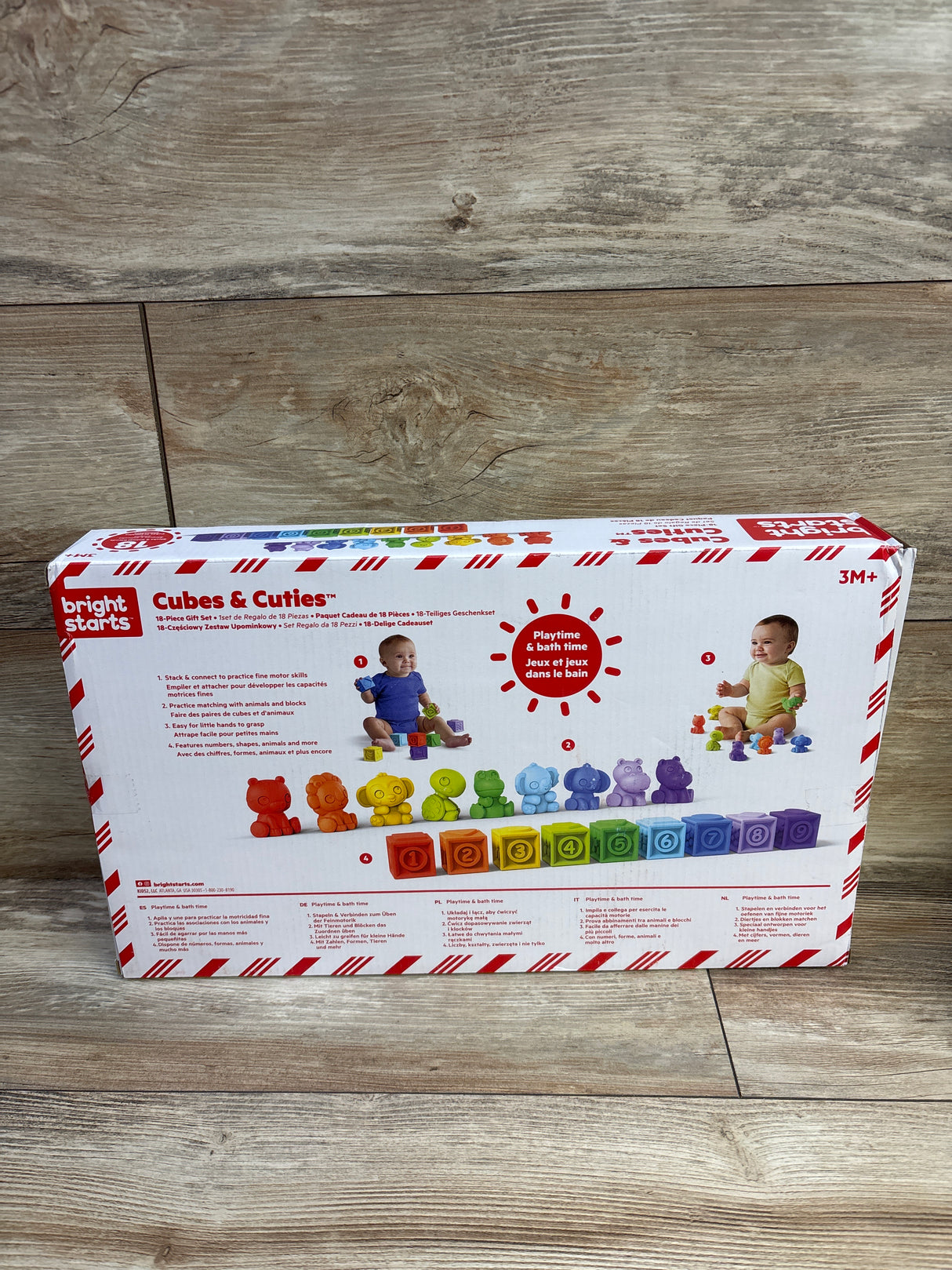NEW Bright Starts Cubes & Cuties 18pc Gift Set