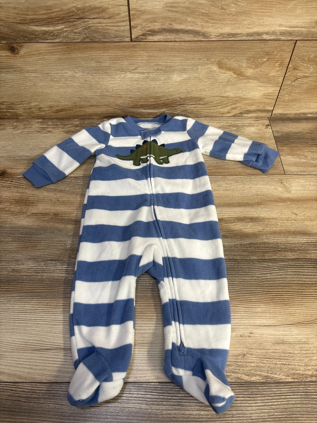 Carter's Striped Blanket Sleeper Blue sz 6m