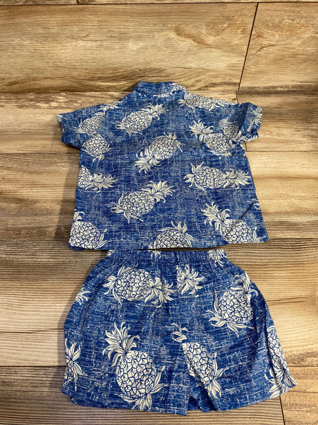 Palmwave Hawaii 2pc Pineapple Cabana Set Blue sz 2T - Me n Mommy To Be