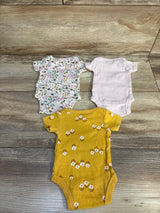 Gerber 3pk Bodysuits White sz Preemie