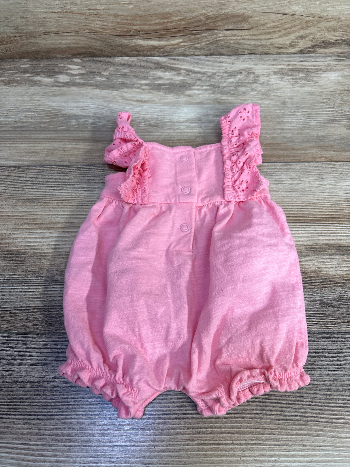 Carter's Eyelet Shortie Romper Pink sz Newborn