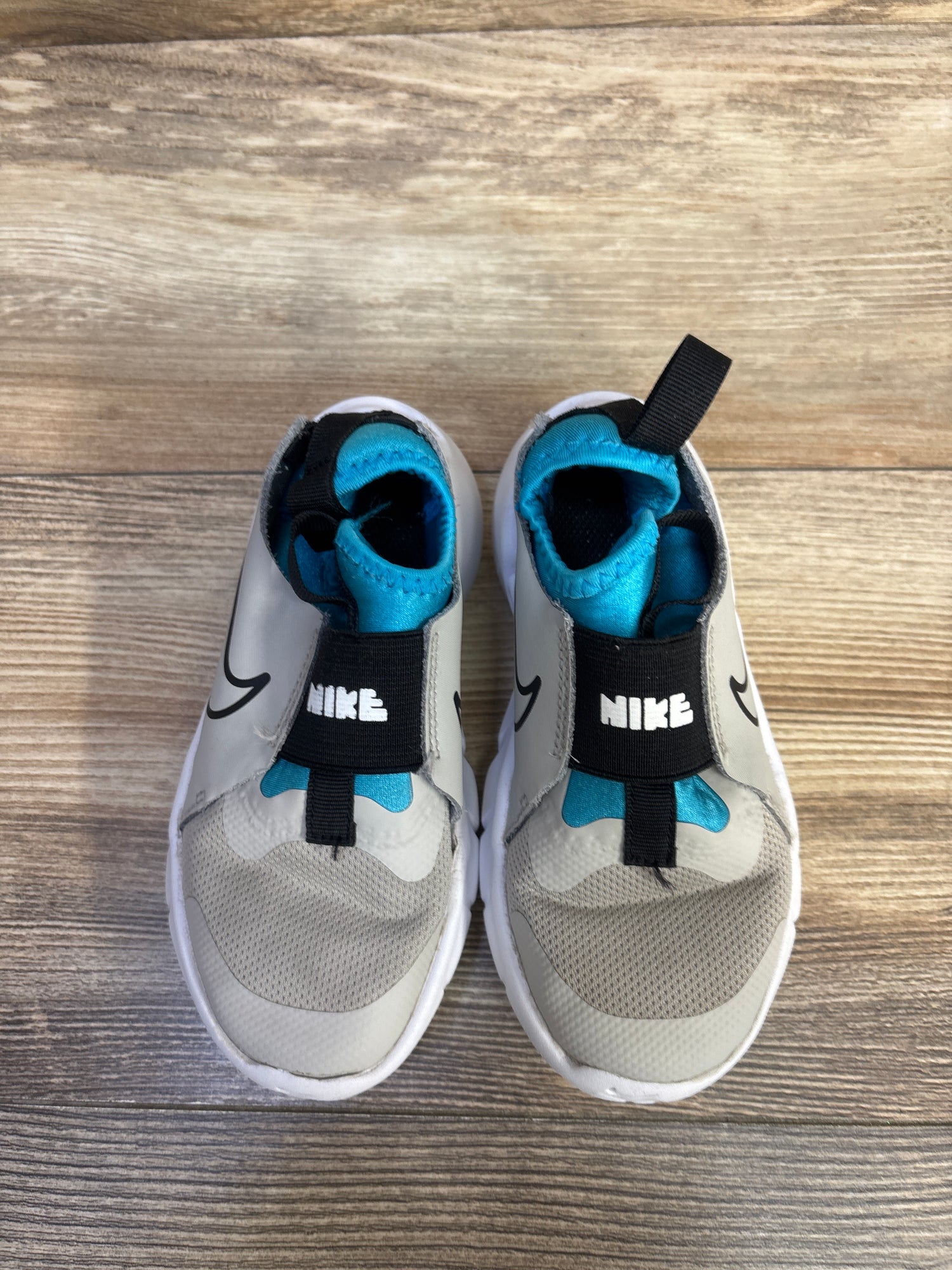 Nike Flex Runner 2 PS 'Light Iron Ore Blue Lightning' Sneakers sz 10.5c