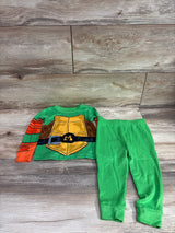 Teenage Mutant Ninja Turtles 2pc Pajama Set Green sz 2T