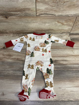 NEW Burt's Bees Ginger Bread Sleeper Cream sz 0-3m