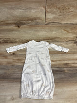 Carter's Bear Print Sleeper Gown White sz 3m
