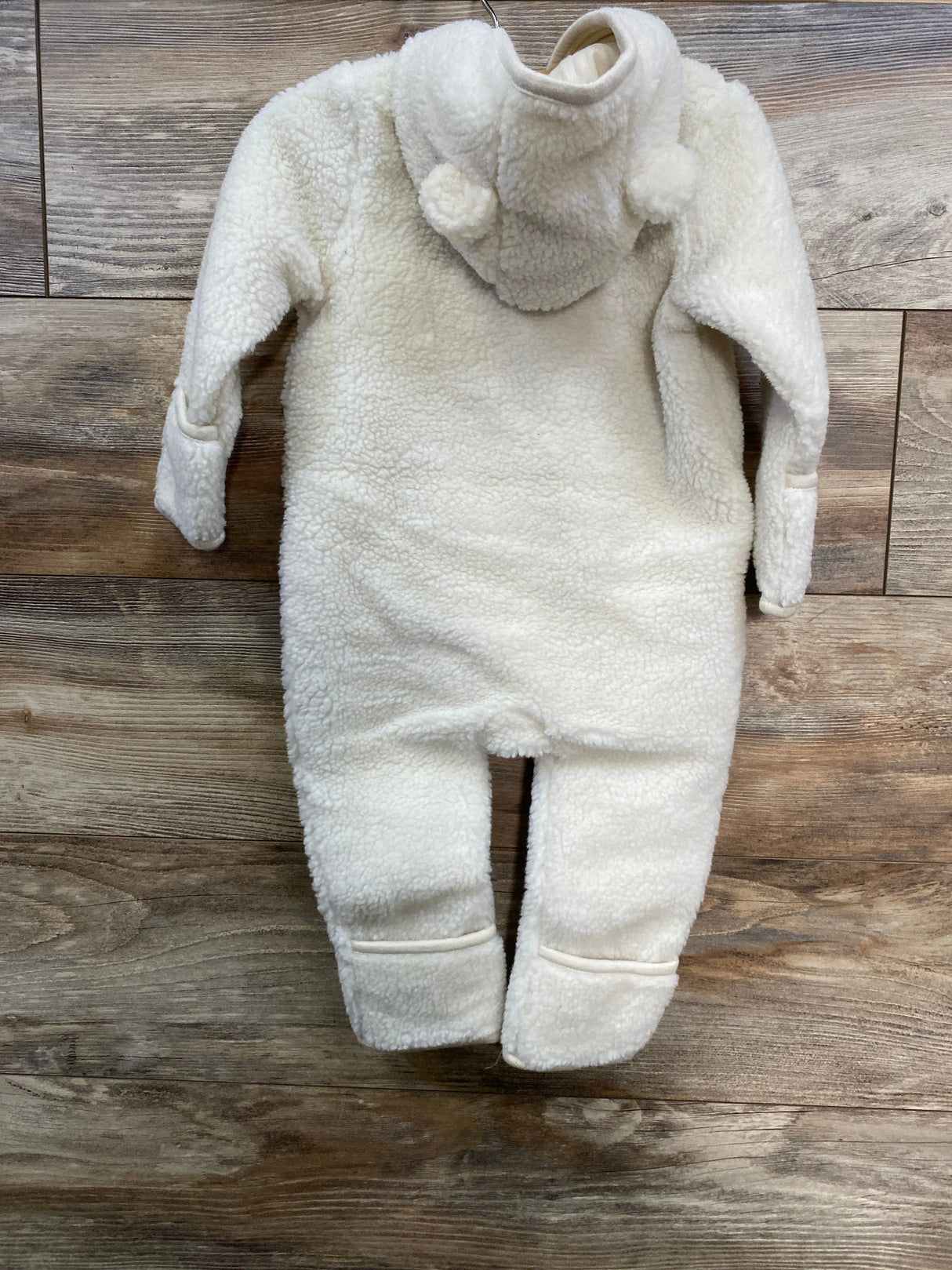 Baby Gap Sherpa Teddy Sherpa Pramsuit Ivory sz 6-12m
