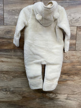 Baby Gap Sherpa Teddy Sherpa Pramsuit Ivory sz 6-12m