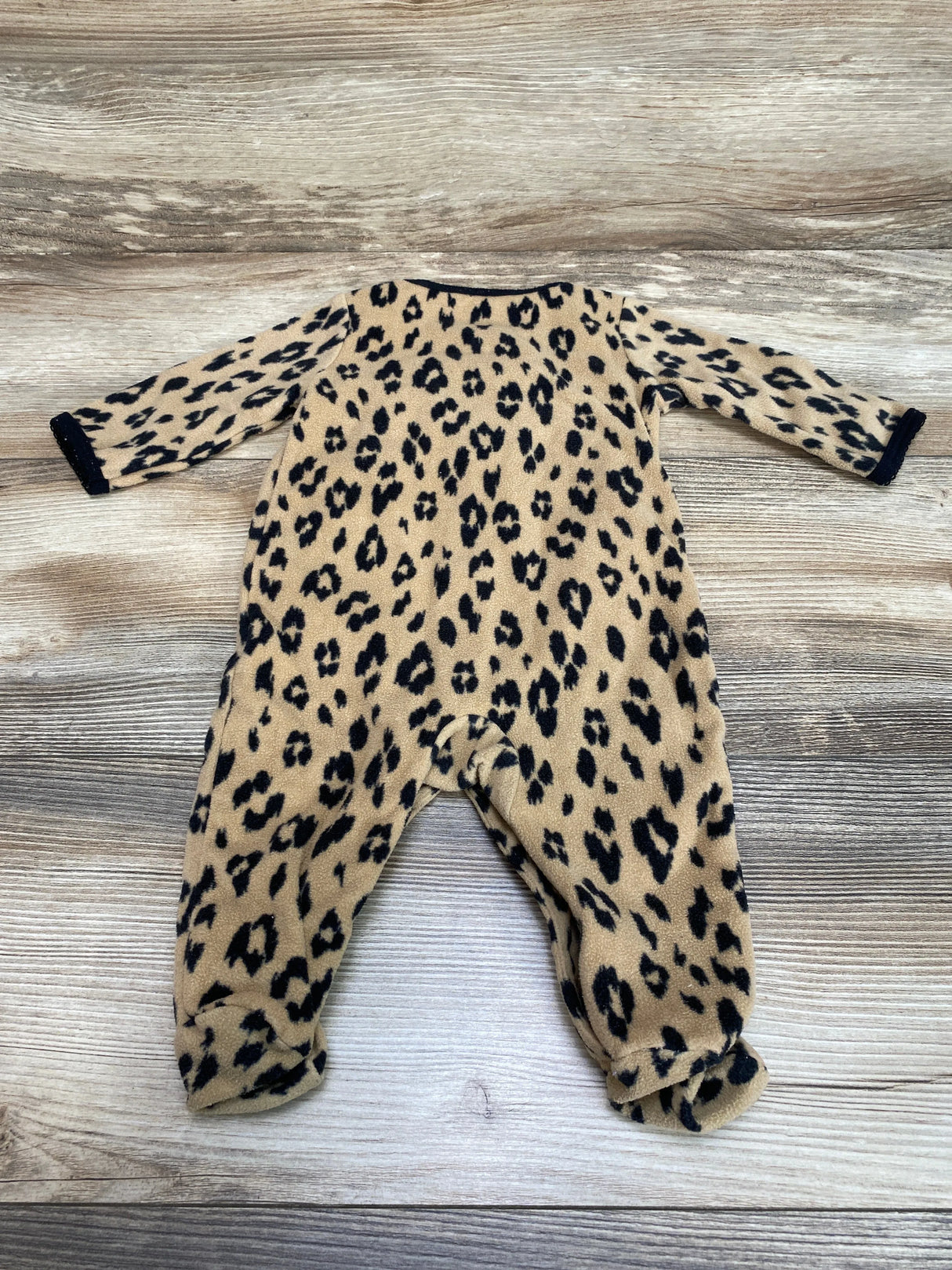 Carter's Leopard Print Blanket Sleeper Brown sz 3m