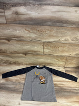 NEW CR Sports Football Long Sleeve Shirt Grey sz 4T