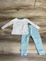Old Navy 2pc Doctor Pajama Set White sz 18-24m