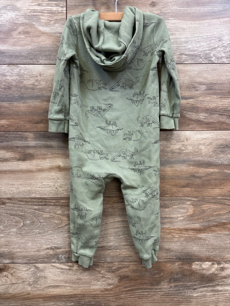 Carter's Dinosaur Hooded Coverall Green sz 24m - Me n Mommy To Be