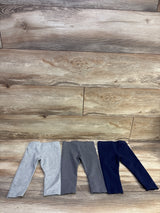 Primary 3pk The Baby Legging Grey sz 6-12m